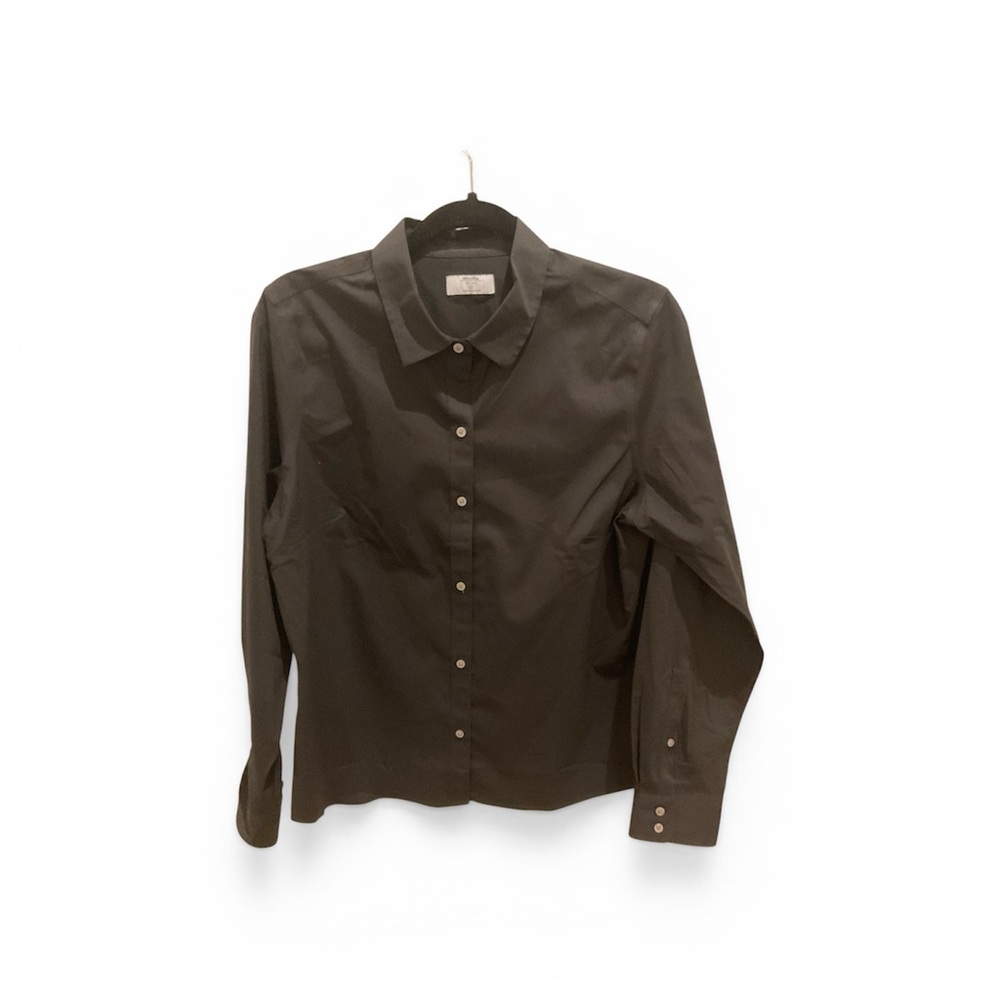 Women’s Classic Black Button-Down Shirt
